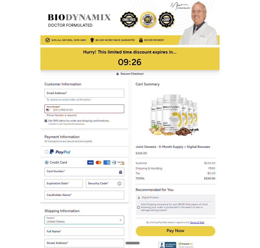 Joint Genesis-Checkout